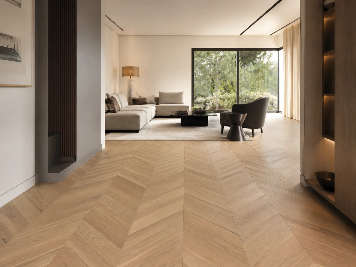 Detalle orientativo de materiales para instalación de parquet y tarima