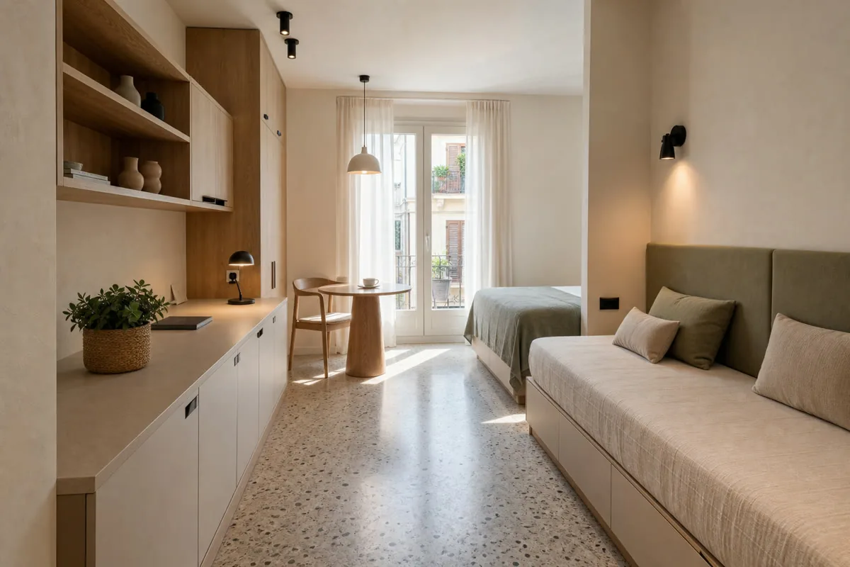 Visualización orientativa de mobiliario a medida para hoteles en Alicante